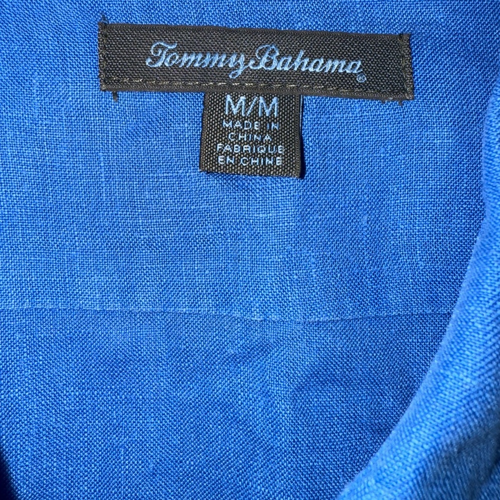 Tommy Bahama Women’s Two Palms Linen Shirt- in blue - Picture 14 of 16